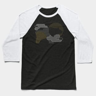 geometric bear Baseball T-Shirt